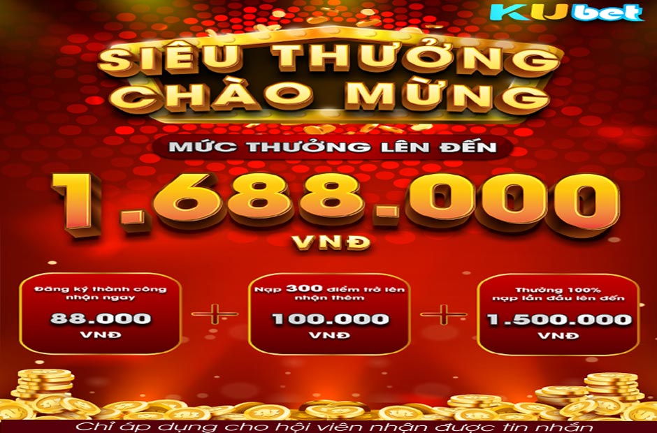 Nhận thưởng chào mừng với vài thao tác đơn giản