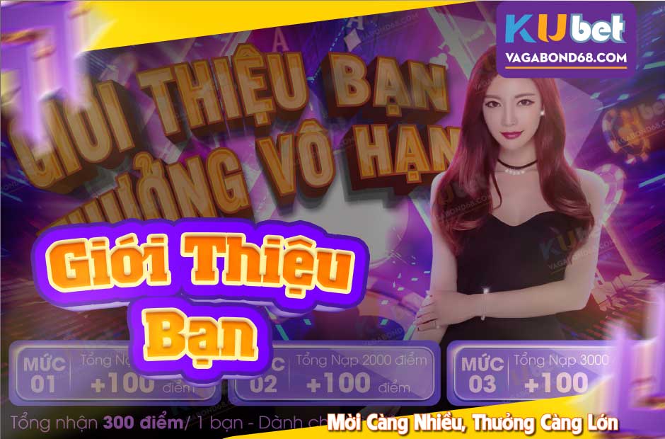 Chương trình ưu đãi giới thiệu bạn Kubet