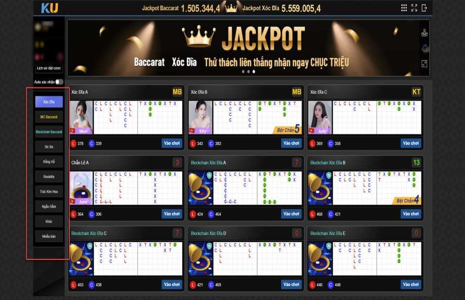 Bật mí những trò chơi độc đáo và hot nhất casino kubet